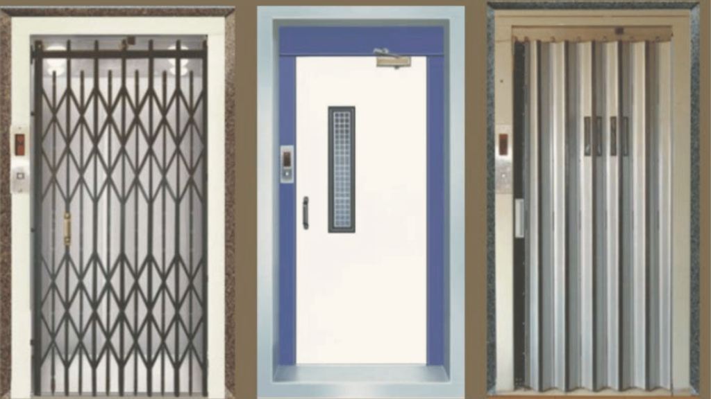 manual door elevators